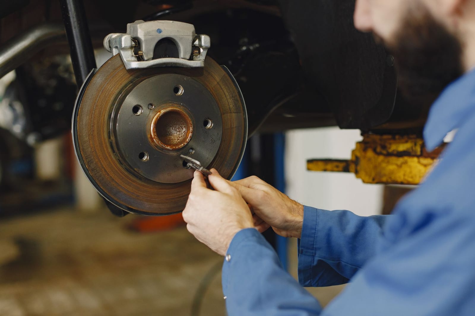 Bremsscheibe und Bremssattel